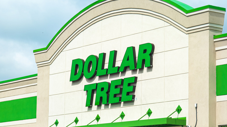 Exterior facade of a Dollar Tree store