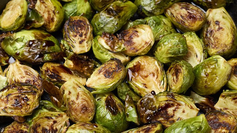 Roasted Brussels sprouts