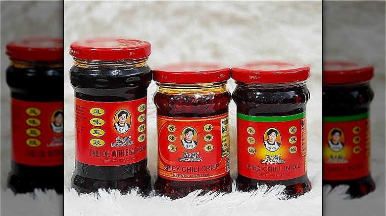 Jars of Lao Gan Ma chili crisp