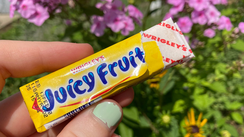 Juicy Fruit gum sticks