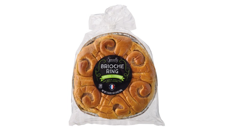 Specially Selected Apple Cinnamon Brioche Ring on a white background.