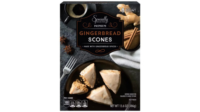 A box of Specially Selected Gingerbread Scones