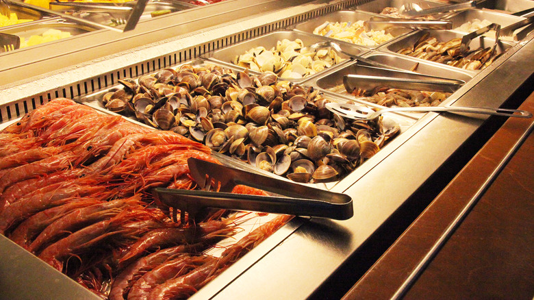 A seafood buffet