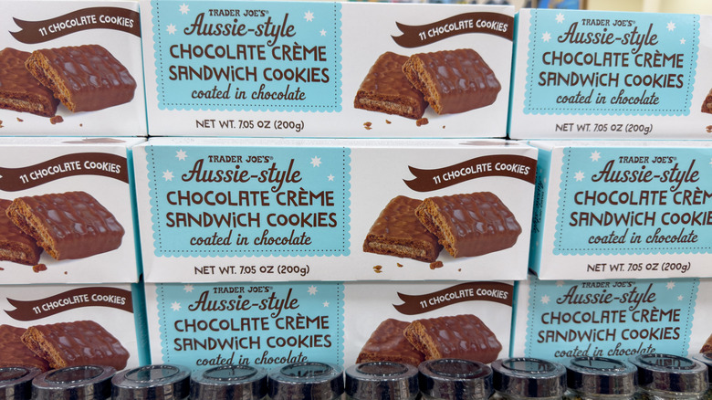 Trader Joe's chocolate creme sandwich cookies