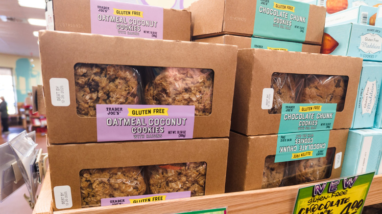 Trader Joe's gluten free oatmeal and chocolate chunk cookies