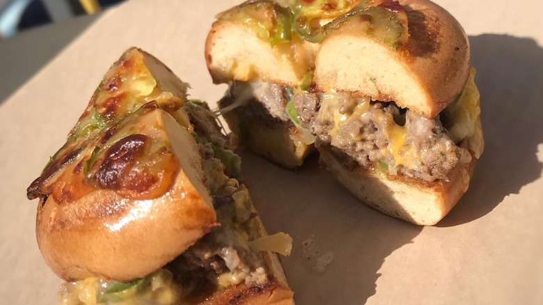 Emerald City bagel sandwhich