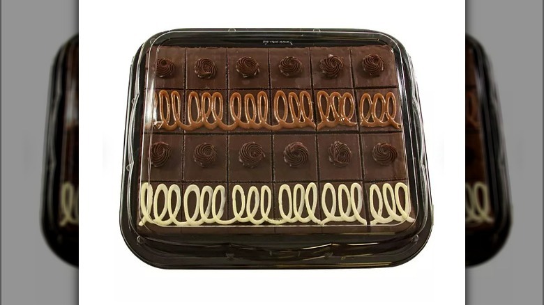 chocolate frosted brownie