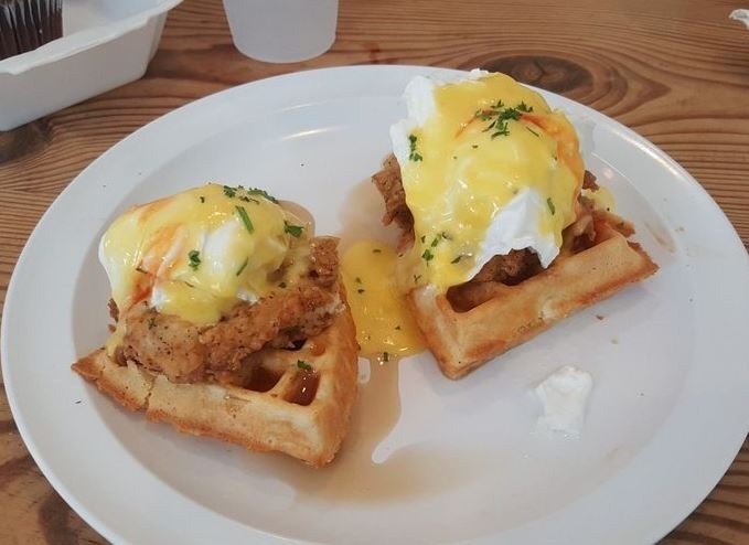 Florida: Chicken and Waffle Benedict, The Coop (Winter Park) 