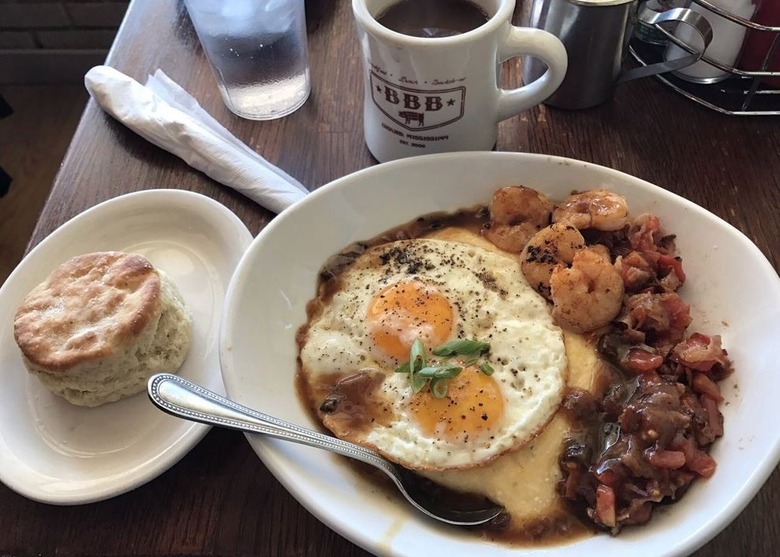 Mississippi: Shrimp and Grits, Big Bad Breakfast (Oxford) 