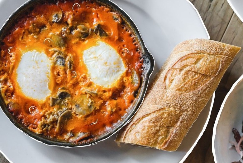 Washington: Egg Bake Alla Boscaiola, The Fat Hen (Seattle)