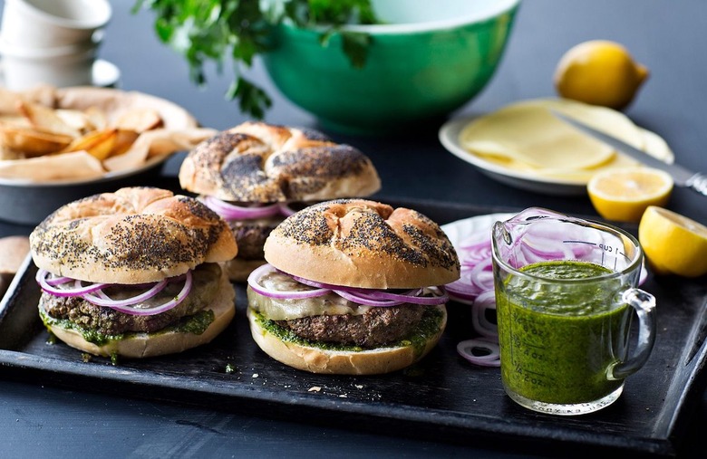 Argentinian Beef Burgers with Chimichurri
