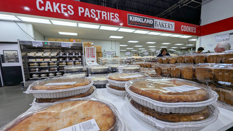 pies at the costco bakery section