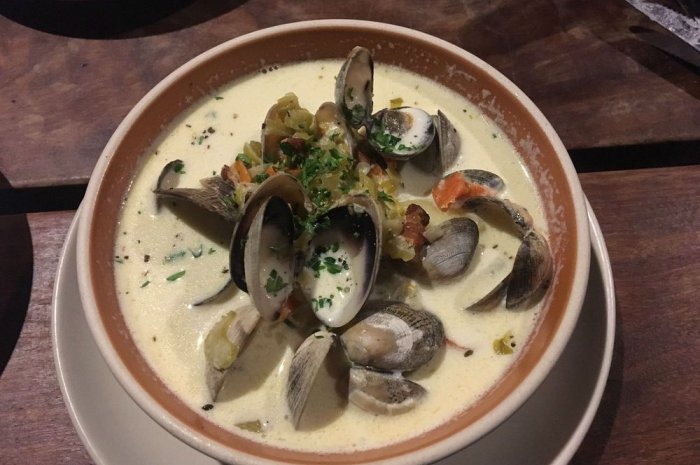 Best Soup: Clam Chowder, Hog Island Oyster Bar (San Francisco and Napa)