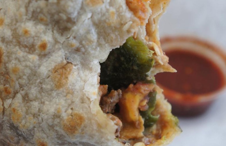 Best Burrito: Chile Relleno Burrito, La Azteca Tortillería (Los Angeles) 