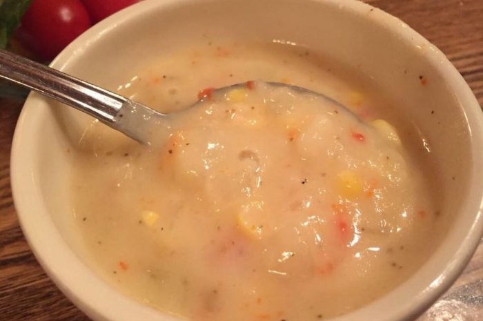 Best Soup: Corn Chowder at Old Mill (Pigeon Forge)