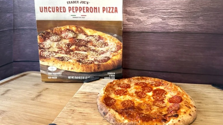 Trader Joe's uncured pepperoni pizza