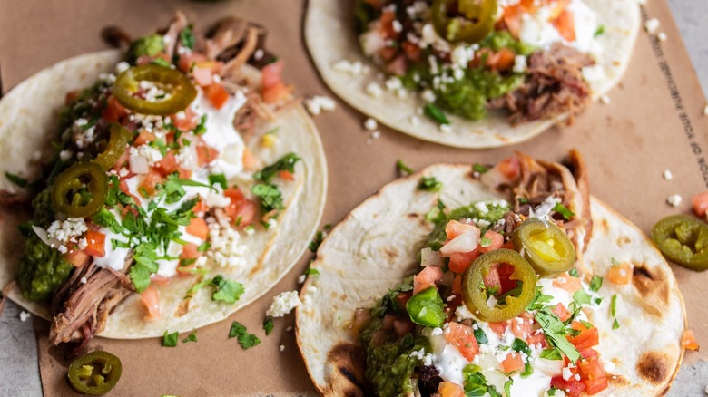 Four Rivers smoked brisket taco