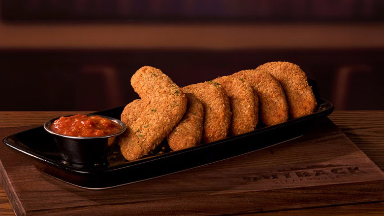 Fried Mozzarella Bloomerangs at Outback Steakhouse