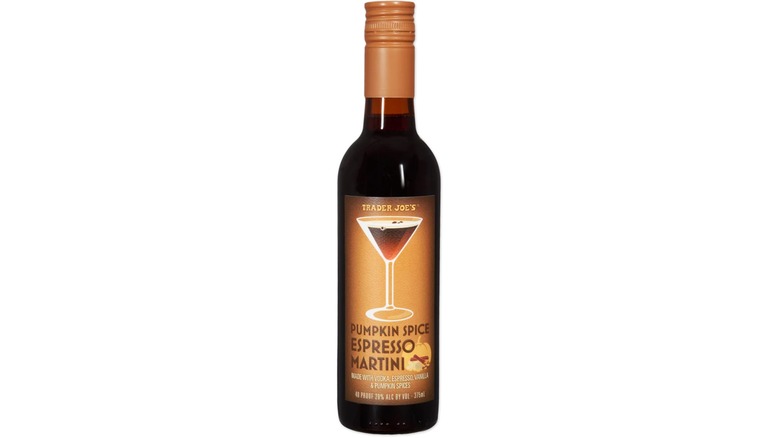 Bottle of Pumpkin Spice Espresso Martini