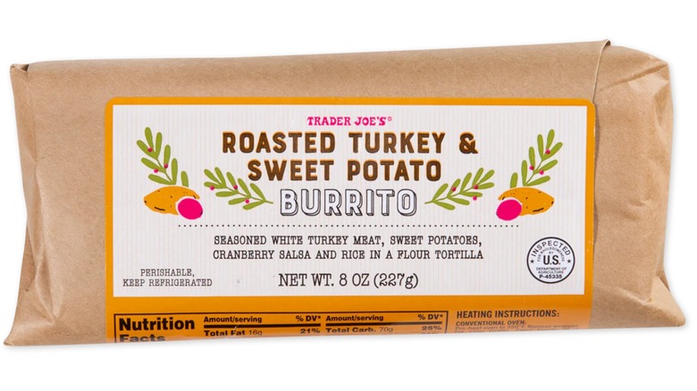 Wrapped up Roasted Turkey & Sweet Potato Burrito