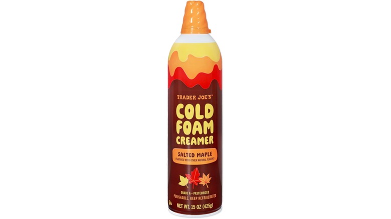 Can of Salted Maple Cold Foam Creamer