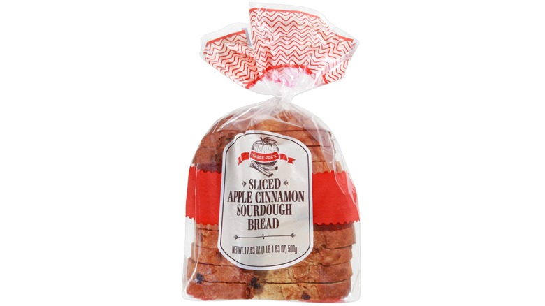 Bag of Sliced Apple Cinnamon Sourdough Bread