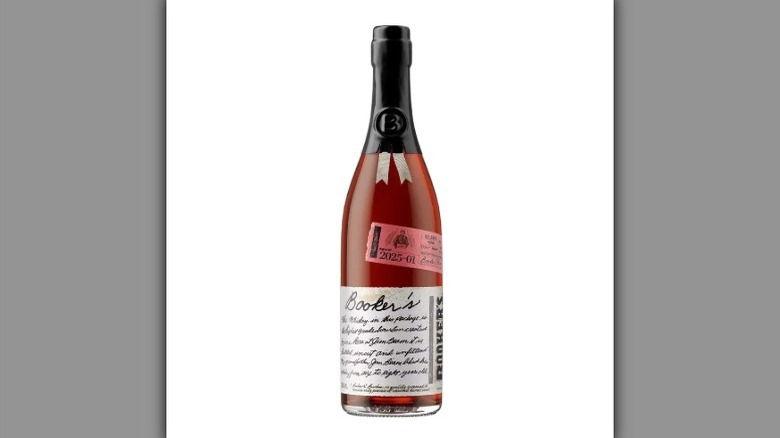 A bottle of Booker's Bourbon 2025-01 "Barry's Batch"