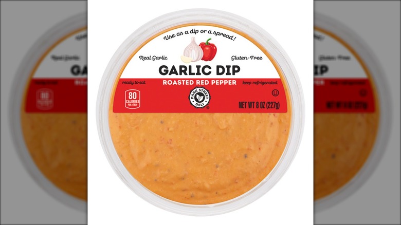 Product image of Park Street Deli garlic dip in the roasted red pepper flavor