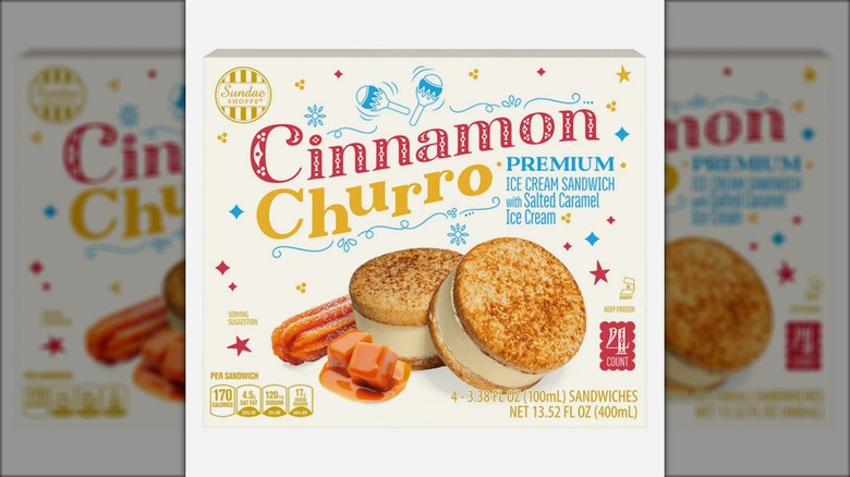 Product image of Sundae Shoppe salted ice cream churro sandwiches
