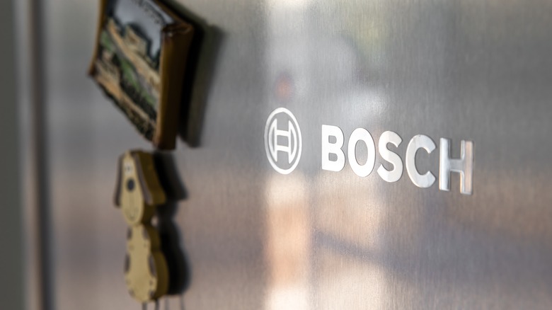 Bosch refrigerator with fridge magnets