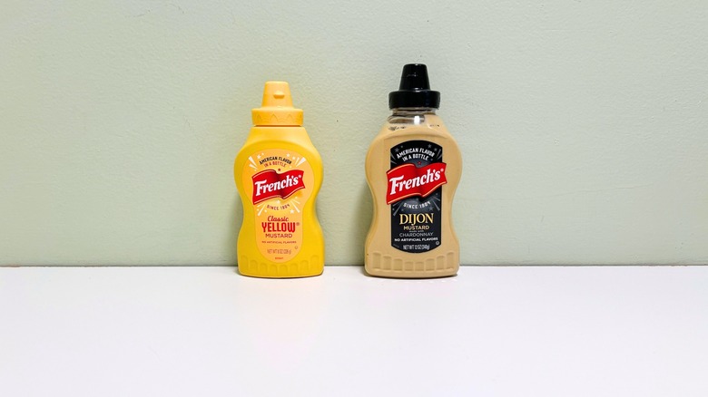 Two bottles of French's mustard