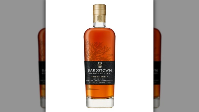 A bottle of Bardstown Bourbon Origins Series Bottled in Bond bourbon