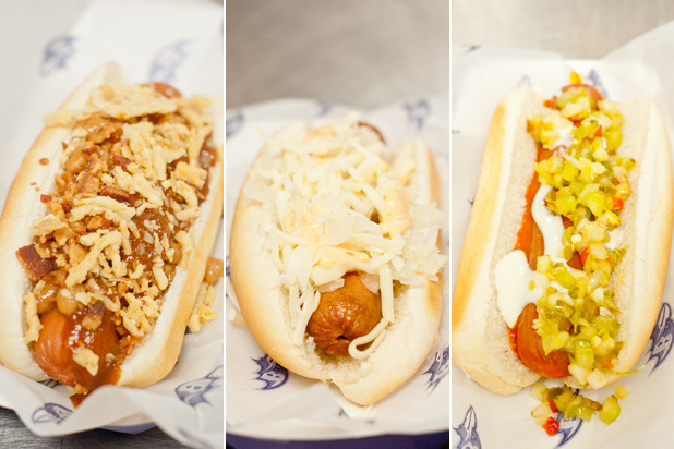 Signature Hot Dogs: Sections 103, 115, 124, and 142