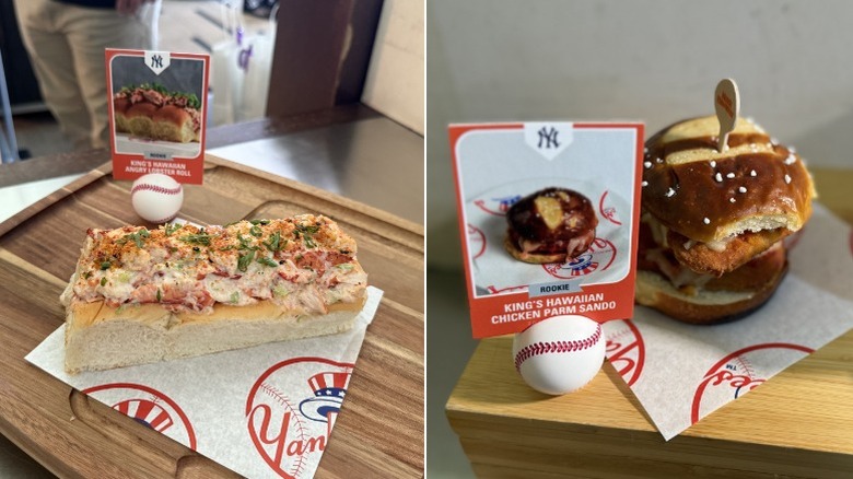 Angry Lobster Roll and Chicken Parm Sando by King's Hawaiian