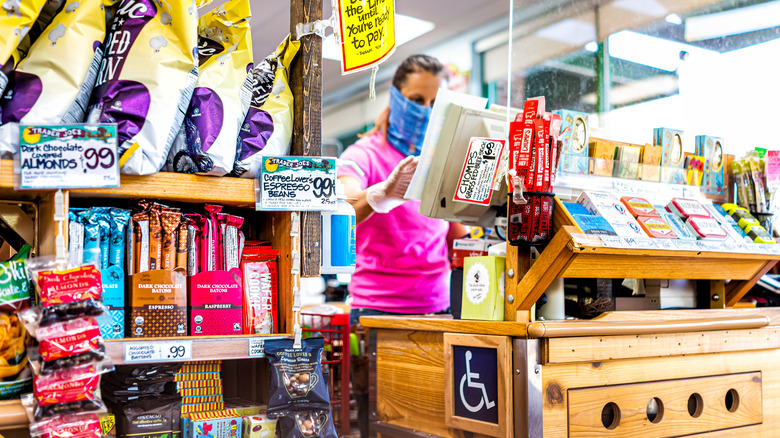 Trader Joe's checkout aisle