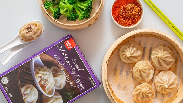 Trader Joe's pork & ginger soup dumplings