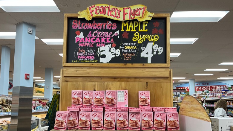 A display of potato chips at a Trader Joe's store
