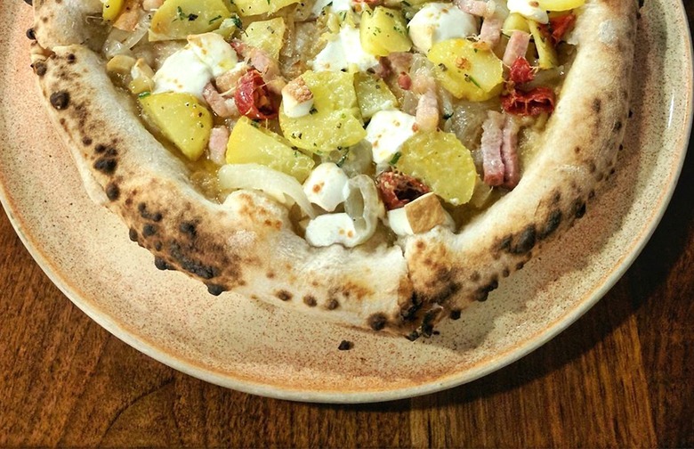 Wood Oven Roasted Potatoes and Onion, Inferno Pizzeria (Darnestown, Maryland) 