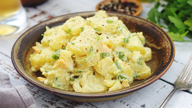 Bowl of potato salad
