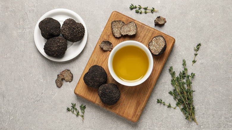 Truffles and truffle oil