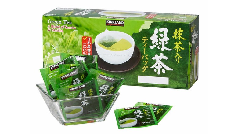 Kirkland green tea box