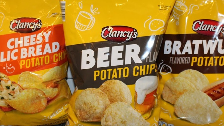 Clancy's kettle chip bags in different flavors