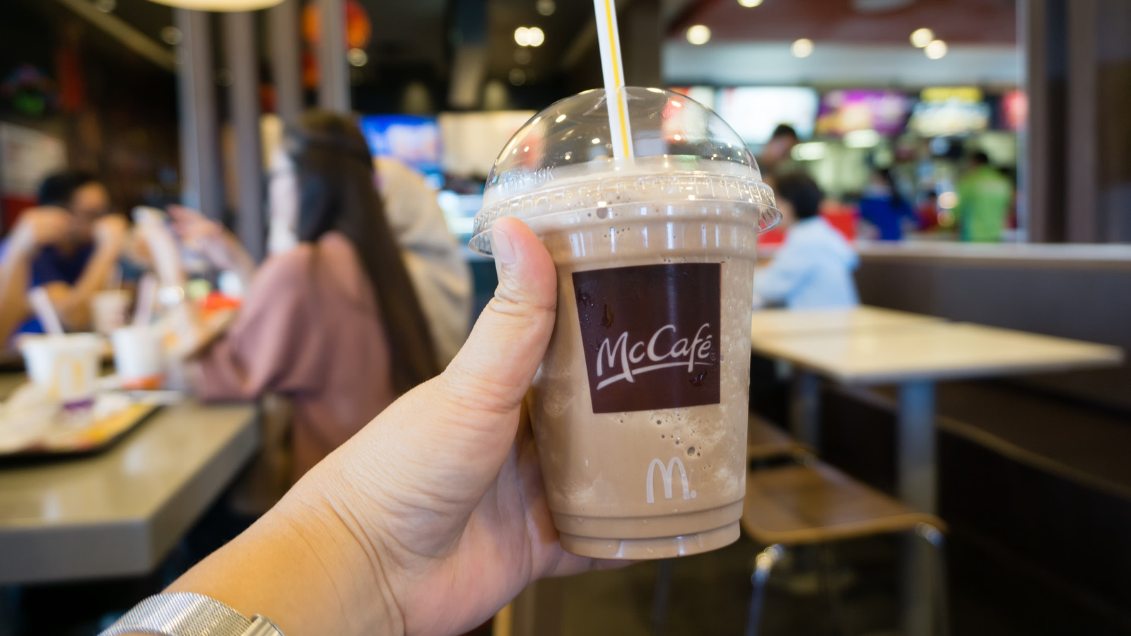 The Brand That's Likely Behind McDonald's Iced Coffee Syrups