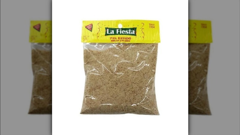 Bag of La Fiesta bread crumbs