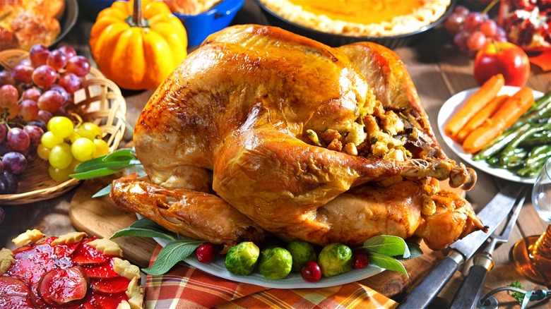 Thanksgiving turkey with stuffing