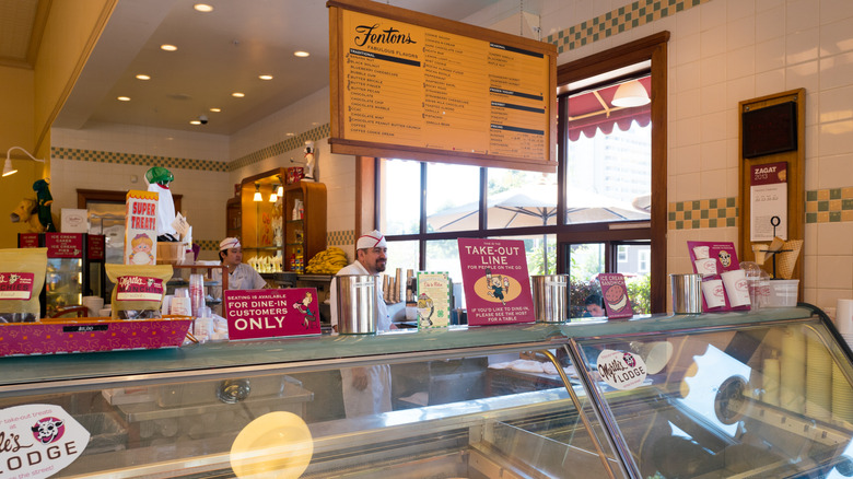 Inside Fentons Creamery