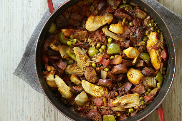 Recipe: Spanish-Inspired Wild Rice, Chicken, and Chorizo Casserole