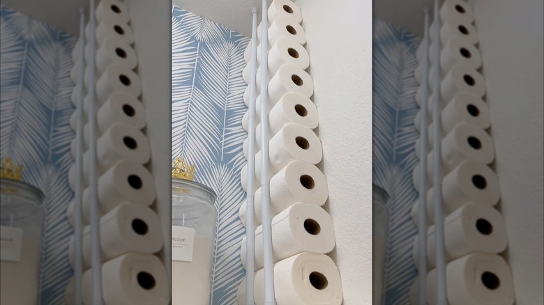 Stacked paper towels