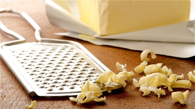 Grated butter 