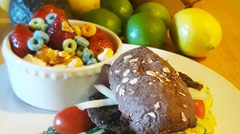 The Cheesecake Factory cheesecakes on display 